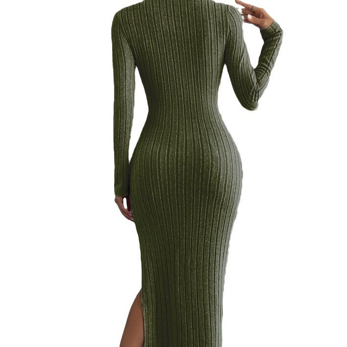 ✨ Women's Knitted Long Dress – Cozy & Chic