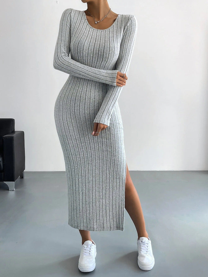 ✨ Women's Knitted Long Dress – Cozy & Chic